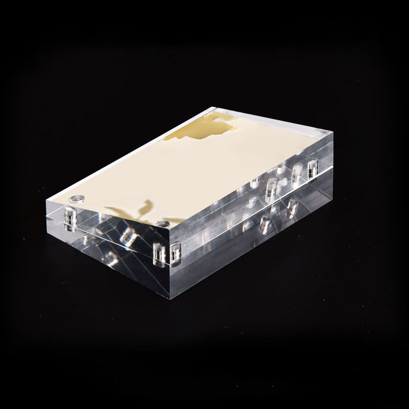 Transparent Acrylic Card Block Holder